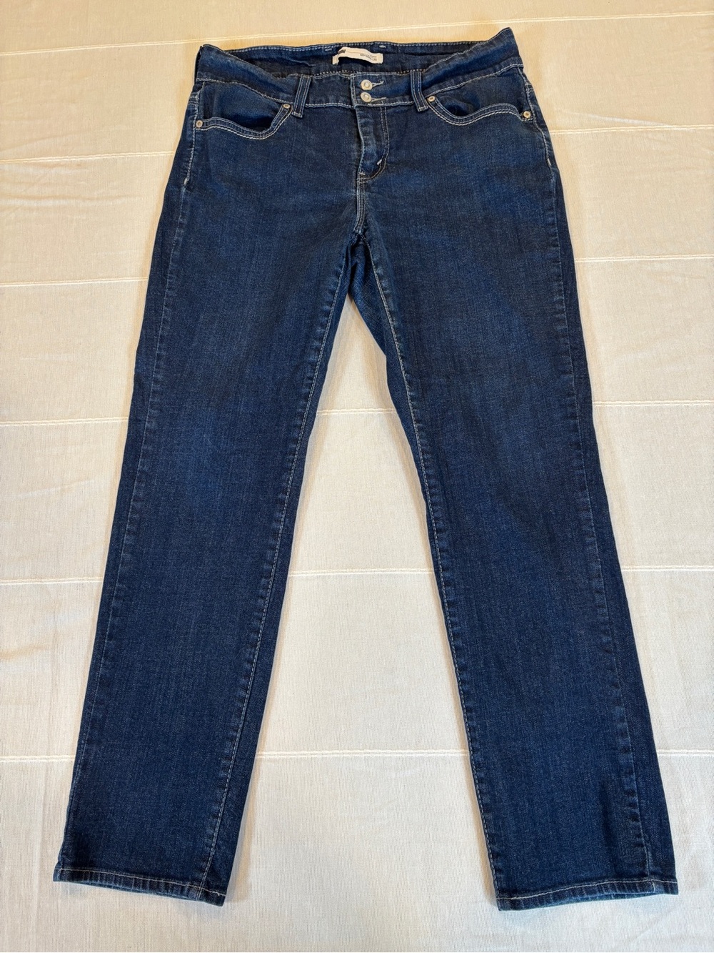 Levi’s 529 Curvy Skinny Leg Jeans Women’s 14M Dark Wash Mid Rise Stretch
